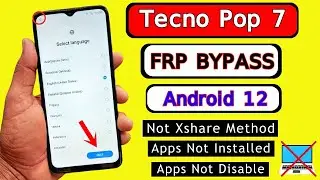 Tecno Pop 7 FRP Bypass Without PC Android 12 | Tecno BF6 Frp Bypass | Google Account Bypass 2024