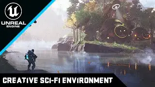Create Sci-Fi Environment - Unreal Engine 4 (Wingfox Course Overview)