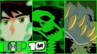 TOP 10 - Transformaciones de ALIENS de BEN 10