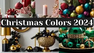 Top 7 Trend Colors for Christmas 2024 | Stylish Holiday Color Palette Ideas