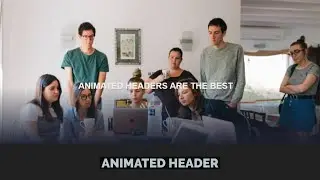 Animated Header Using With HTML And CSS | CSS3 Animation | CodeExpress