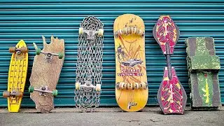 KICKFLIP EVERY WEIRD BOARD FOR PRIZES?!