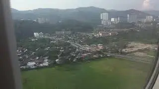 malaysia penang airport landing