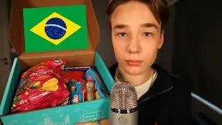 ASMR Mukbang | Trying Snacks From Brazil🇧🇷 | Try Treats