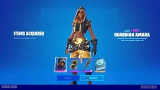 How To Get Guardian Amara Skin In Fortnite! (Goldenbane Guardian Pack Complete Daily Bouns Quests)