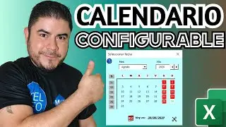 📆 CALENDARIO CONFIGURABLE para Excel [Date Picker VBA]