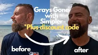 Before and After with Simpler Hair