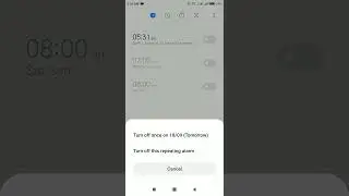 How to Turn off Repeating alarm in Redmi 7A MIUI 12.5 version designed by Xiaomi Repeating alarm