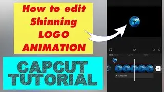 How to edit Shinning LOGO animation in Capcut