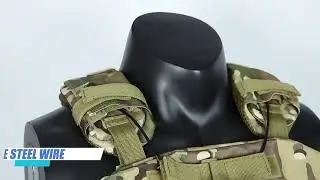 LAMGOYI Outdoor Quick Release Durable ACU Molle Body Weight Tactical Vest for Men Canton Fair