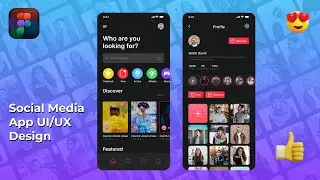 Create a Social Media App UI/UX Design with Prototype Tutorial