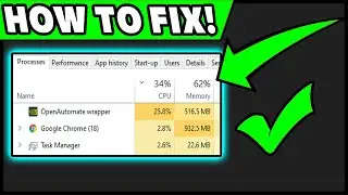 How To Fix OpenAutomate wrapper NVIDIA High CPU Usage Issue