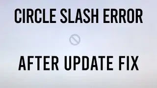 Circle Slash No Entry Error - After Update MacBook Pro / Air / Mini caused by KEXTs - No Reinstall