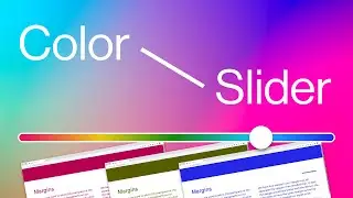 Dynamic Color Slider: Create a website that adjusts its theme in real-time with CSS and Javascript