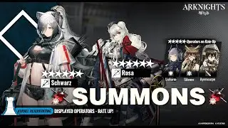 Arknights Summoning on Schwarz & Rosa Banner Kernel Banner