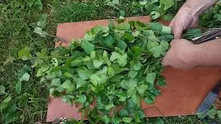 Как крепко увязать веник.