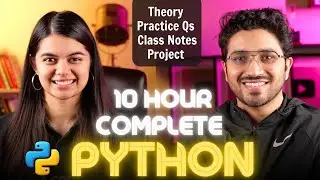 Python Tutorial for Beginners - Full Course (with Notes & Practice Questions)