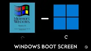 Windows Boot Screen Evolution (Windows 3.1 - 11) (Release Windows Version) | Swoltek Computer