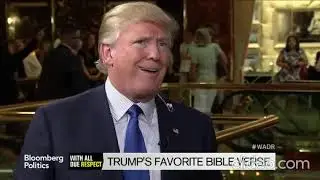 Donald Trump unable to name one verse from "favourite book" The Bible