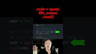 Execute a code from another Python file within Python #python #shorts