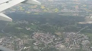 Landing at Frankfurt Airport, Germany ✈ FRA