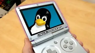 Installing Desktop Linux on a Game Boy Advance SP Lookalike!