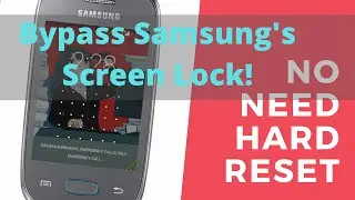 [No Hard Reset] Bypass Samsung's Screen Lock with TWRP