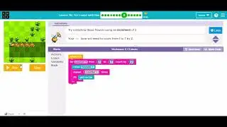 lesson 26 !For Loops with Bee -Express Courses-Complete Solution of Lesson 26.