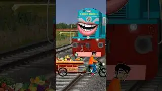 Vagitable man and train & funny vfx video