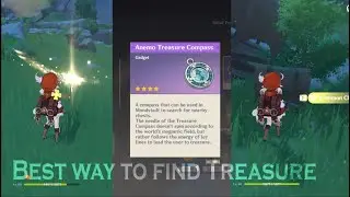 How to find treasure in Genshin Impact | Anemo Treasure Compass