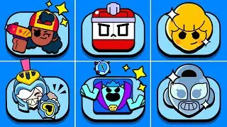 MEG + All New Skin Pins | Brawl Stars