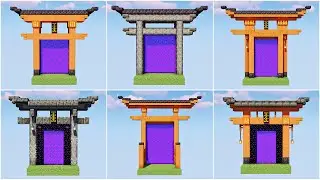 Torii Gate Nether Portals | Minecraft Tutorial