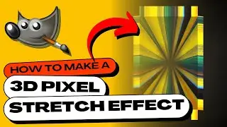 How to Create a 3D Pixel Stretch Effect in GIMP