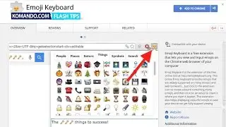 Get an emoji keyboard in Google Chrome