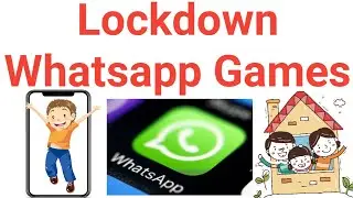 LOCKDOWN GAMES | WHATAPP GROUP GAMES | ENJOY & FUN WITH FRIENDS & FAMILY  | BEST TIME PASS GAMES