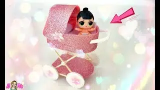 КОЛЯСКА ДЛЯ МАЛЫШЕК LOL SURPRISE \ DIY Carriage for dolls