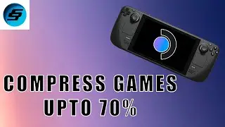 Compress Your Games/ROMs on Steam Deck Using EmuDeck - Save Upto 70% Space - PS1, PS2, Sega, Wii