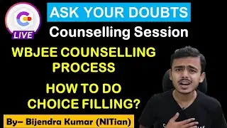 WBJEE 2020 Counselling Process | Live Counselling Session |ASK YOUR DOUBT | WBJEE 2020