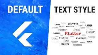 Flutter DefaultTextStyle Widget