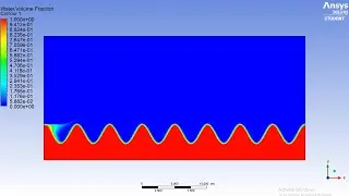 ✅💯✅ Ansys Fluent Project # 39 : CFD Analysis of Open Channel Flow | Waves | Multiphase Flow