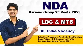 NDA Various Group C Posts Recruitment 2023 | LDC & MTS Posts | Full Details