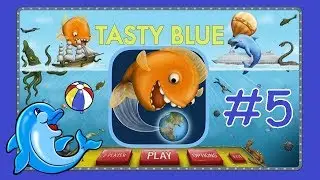 Чудо-юдо рыба-кит в игре Tasty Blue часть 5