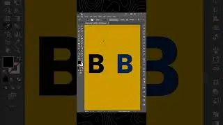 blending letters effect in illustrator #illustratortip