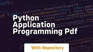 python application programming pdf