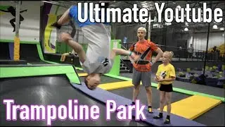 Ninja training at the trampoline park (With Stephen Sharer & Ninja Kidz tv!!!)
