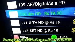 Forever Server Latest update || Airtal +Tatasky+Sun direct  Channel List