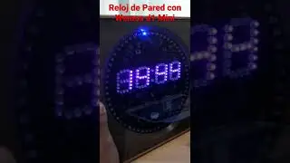 Reloj Arduino Digital con Wemos d1 Mini #Arduino #Wemos #esp8266 #pcb #led #ledlights