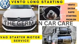 VW Vento 1.6 MPI Petrol long starting problem | VW starter motor repair | VW long cranking