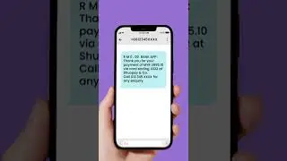 Beware of Phishing Scams via SMS