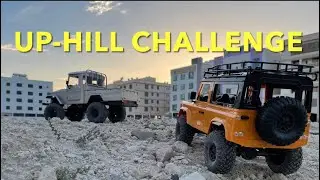 Fj 40 Truck || MN D90 defender || Up-hill challenge #rccar  #4x4 #challenge #power #remotecontrol